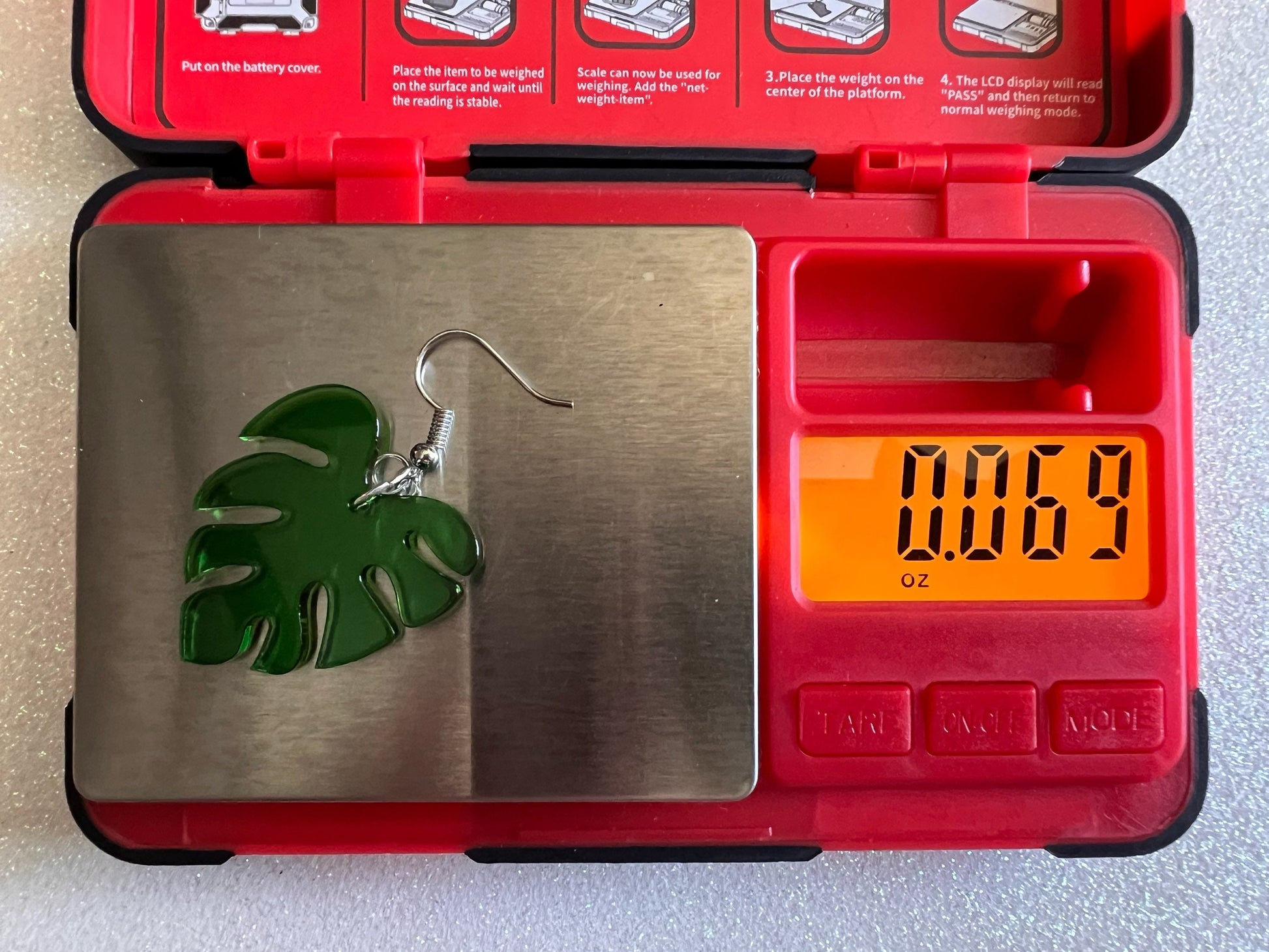 Tropical Leaf Earrings: Laser Cut Acrylic Leaves, House Plant, Monstera, Lush Green Earrings, Plants, Palm Tree, Gifts for Her/Him/Them