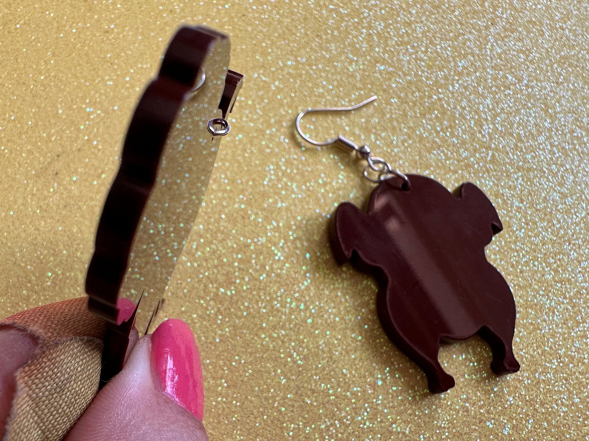 Turkey Earrings: Thanksgiving, Holiday, Laser Cut Acrylic Turkeys, Give Thanks, Family, Friendsgiving, Chicken, Bird, Gifts for Her/Him/Them