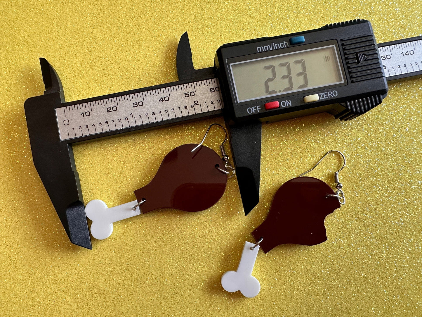 Turkey Leg Earrings: Thanksgiving, Holiday, Laser Cut Acrylic Turkeys, Give Thanks, Family, Friendsgiving, Chicken, Gifts for Her/Him/Them