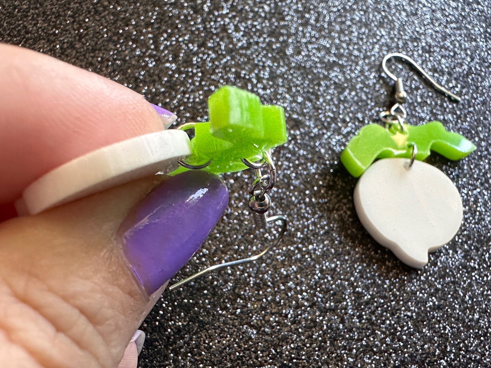 Turnip Earrings: Laser Cut Acrylic Vegetables, Food Earrings, Healthy, Veggies, Food Earrings, Best Gifts for Her/Him/Them