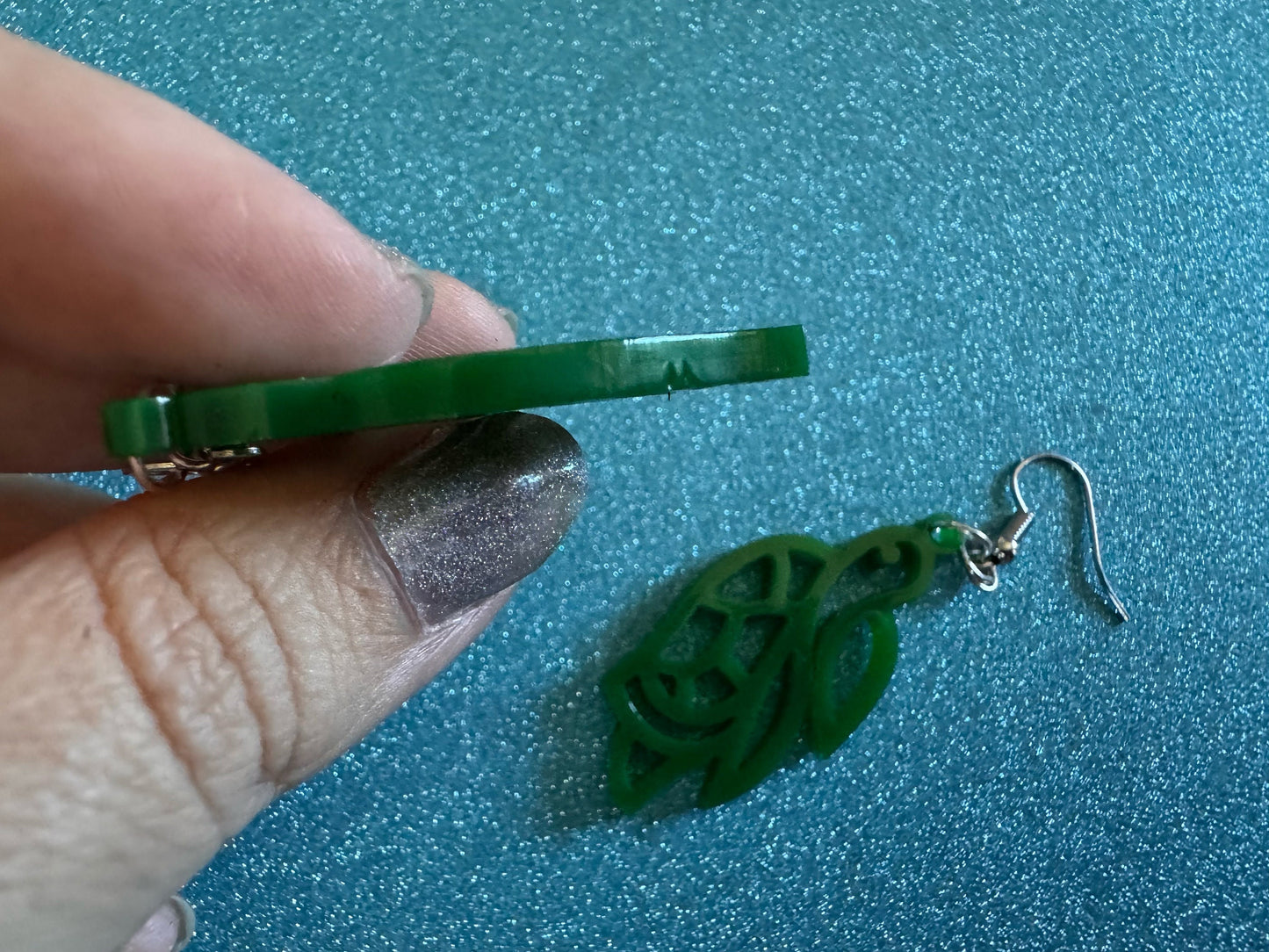 Turtle Earrings: Laser Cut Acrylic Turtles, Ocean Animals, Sea Creatures, Aquatic, Sea Turtles, Green Earrings, Best Gifts for Her/Him/Them