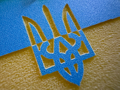 Ukrainian Flag Earrings & Tryzub: Laser Cut Acrylic Flags, Support Ukraine, Peace, Trident, Slava Ukrajini, Best Gifts for Her/Him/Them