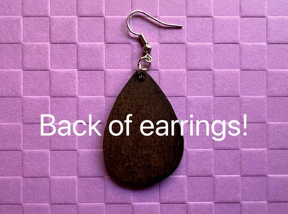 Venus Fly Trap Earrings: Carnivorous Plants, Green Plant, Exotic Plants, Sublimated, Best Gifts for Her/Him/Them