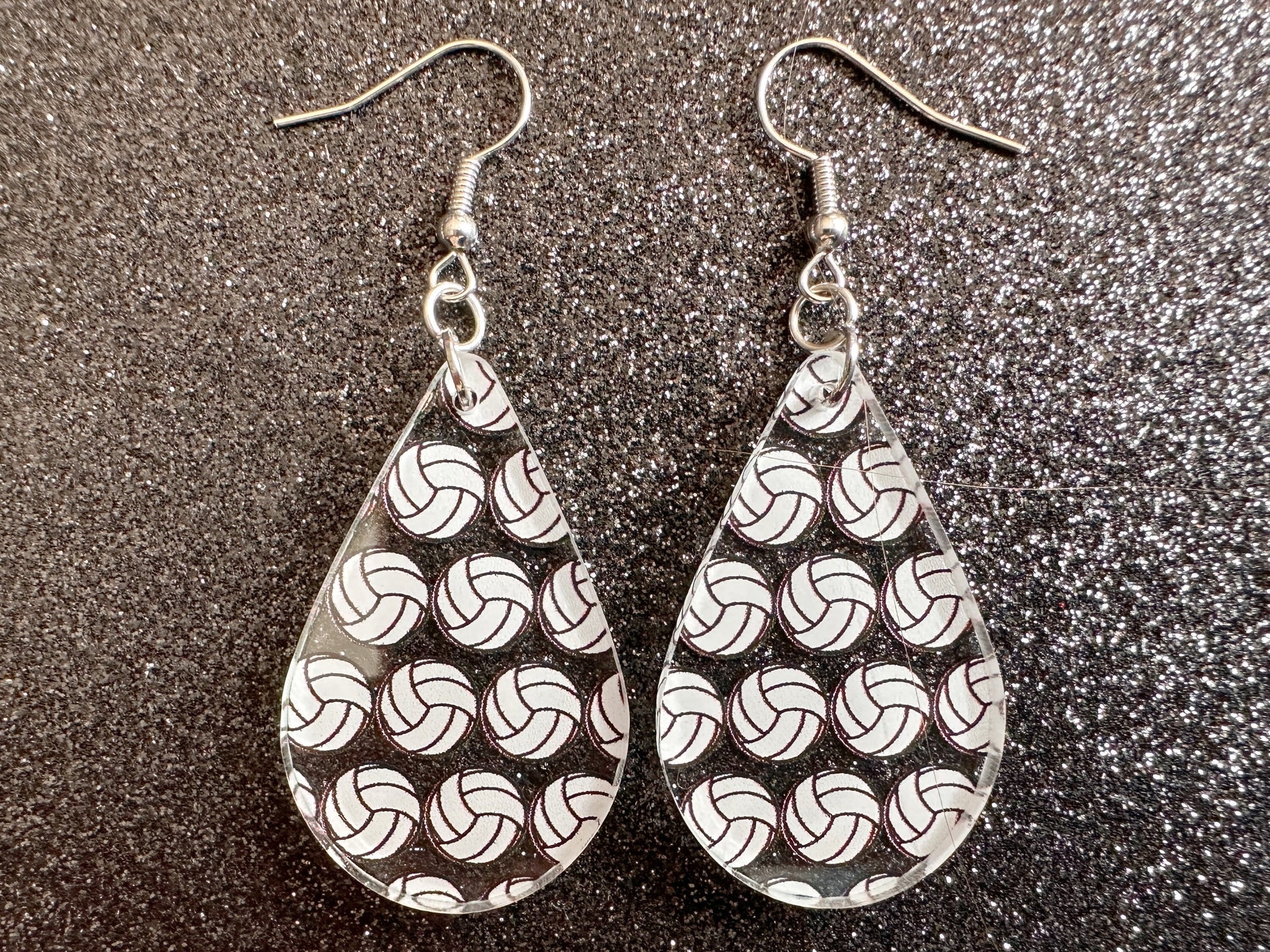 Volleyball Earrings: Laser Cut Acrylic Volleyballs, Sports Team, Sport Teams, Beach, Summer Vibes, Best Gifts for Her/Him/Them