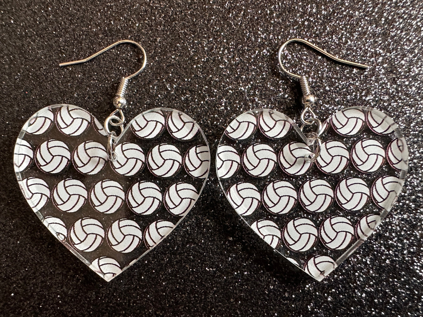 Volleyball Earrings: Laser Cut Acrylic Volleyballs, Sports Team, Sport Teams, Beach, Summer Vibes, Best Gifts for Her/Him/Them