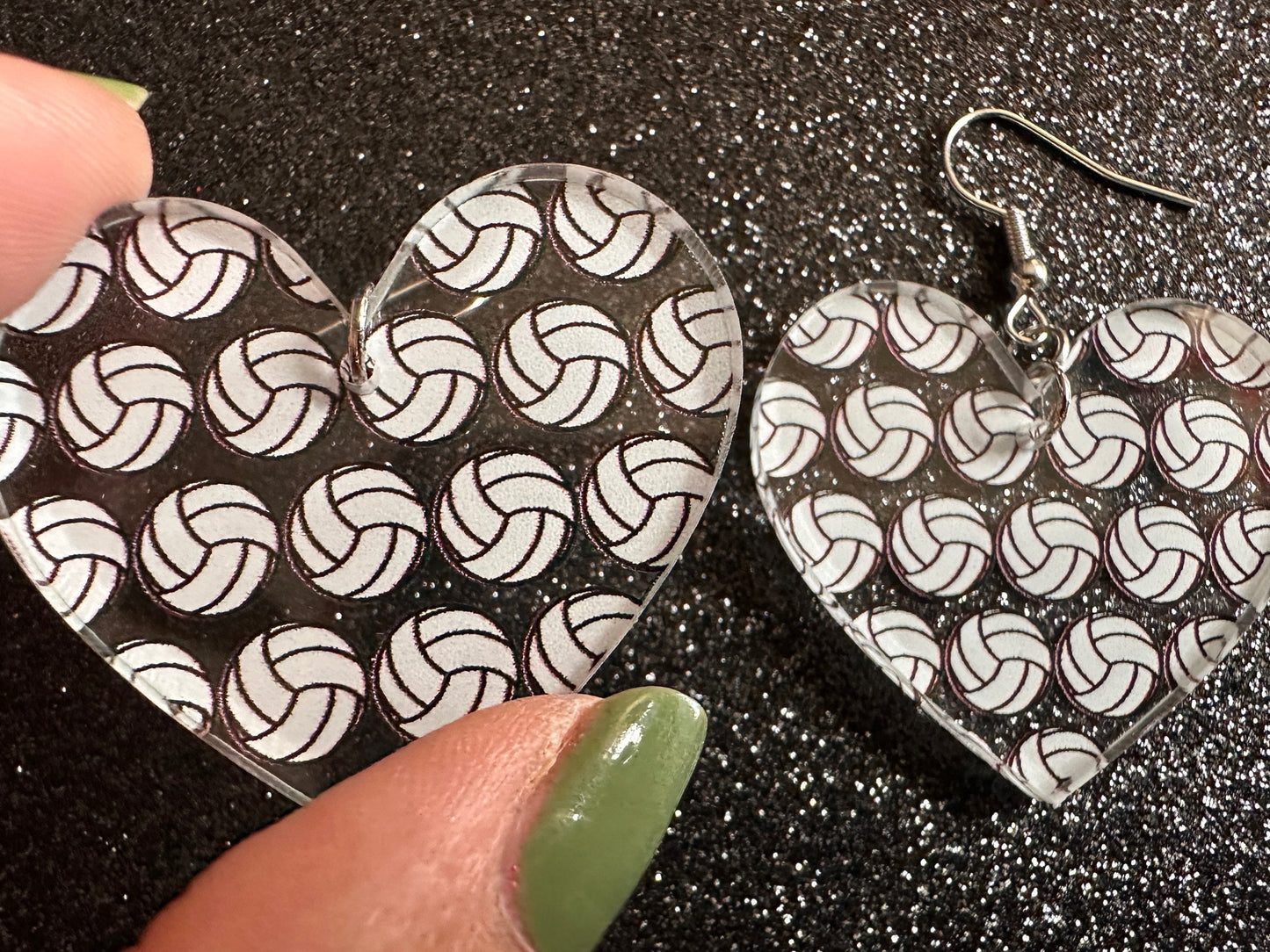 Volleyball Earrings: Laser Cut Acrylic Volleyballs, Sports Team, Sport Teams, Beach, Summer Vibes, Best Gifts for Her/Him/Them