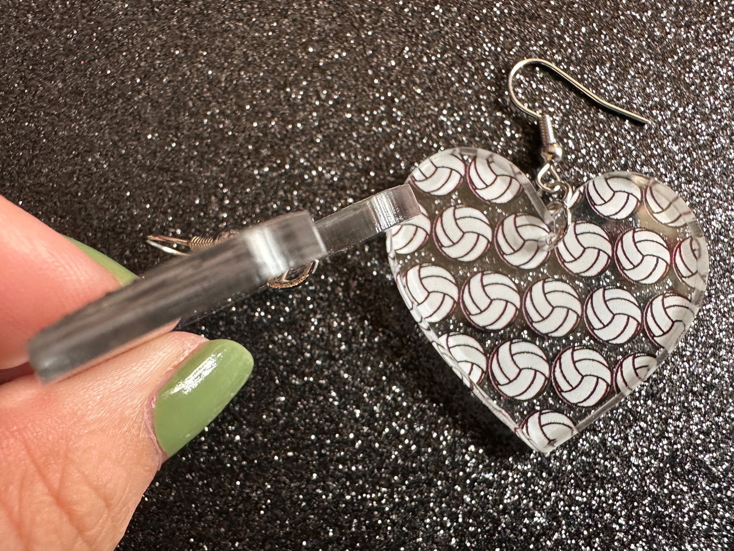 Volleyball Earrings: Laser Cut Acrylic Volleyballs, Sports Team, Sport Teams, Beach, Summer Vibes, Best Gifts for Her/Him/Them