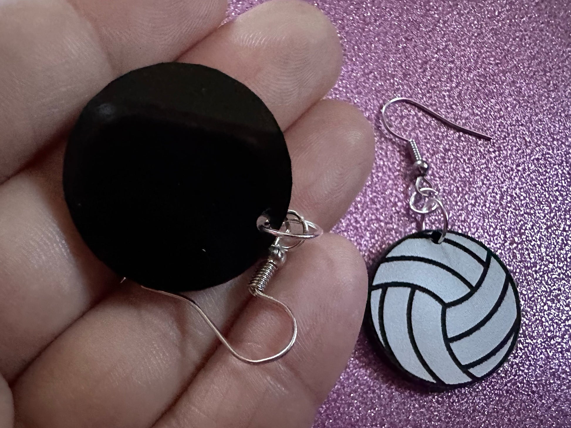 Volleyball Earrings: Laser Cut Acrylic Volleyballs, Sports Team, Sport Teams, Beach, Summer Vibes, Best Gifts for Her/Him/Them