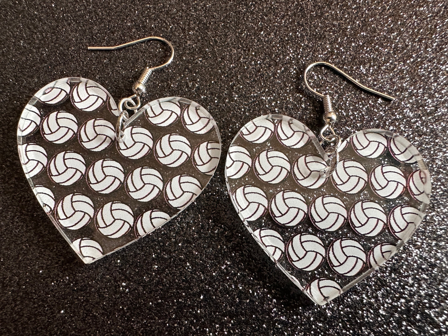 Volleyball Earrings: Laser Cut Acrylic Volleyballs, Sports Team, Sport Teams, Beach, Summer Vibes, Best Gifts for Her/Him/Them