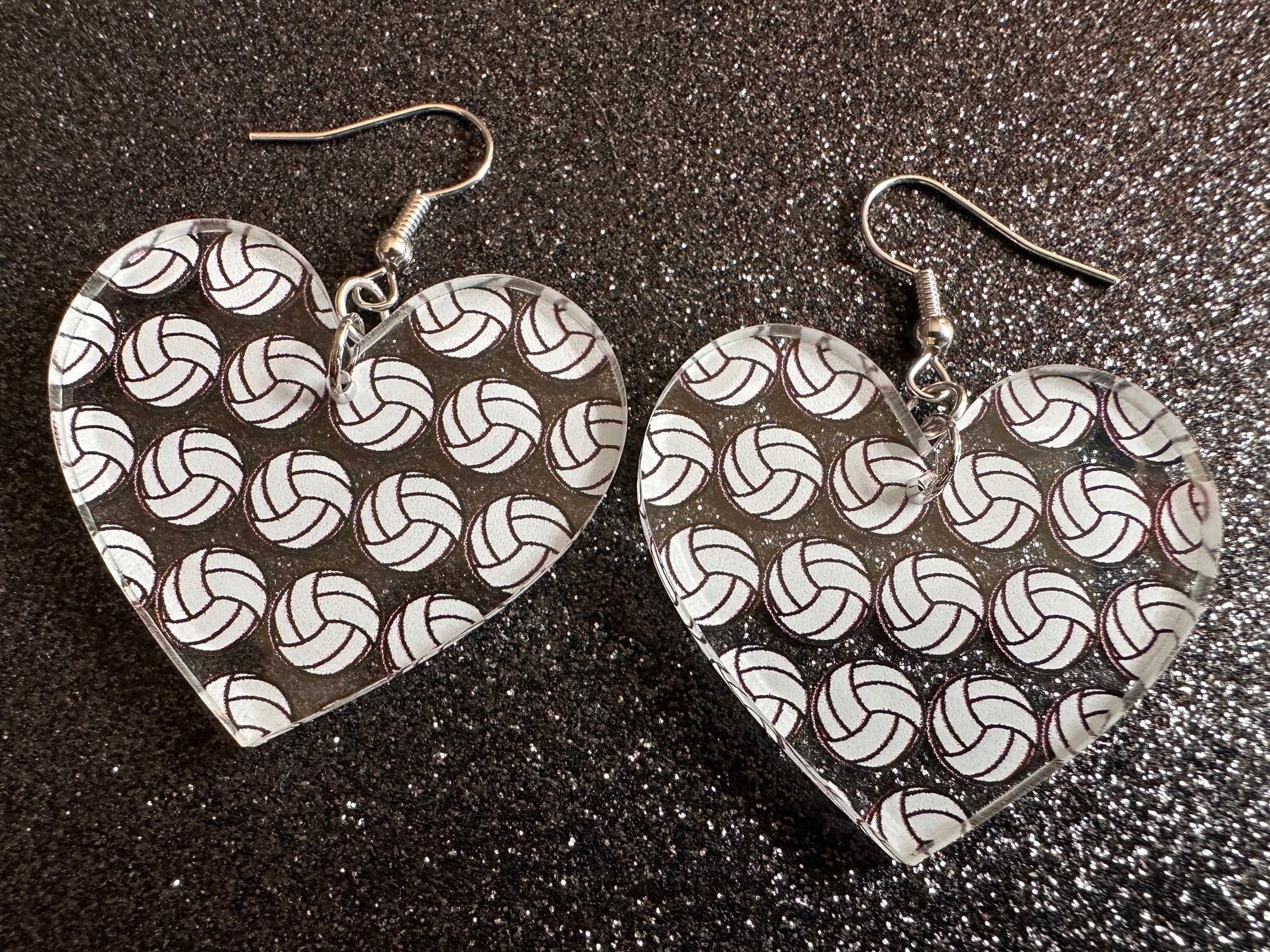 Volleyball Earrings: Laser Cut Acrylic Volleyballs, Sports Team, Sport Teams, Beach, Summer Vibes, Best Gifts for Her/Him/Them