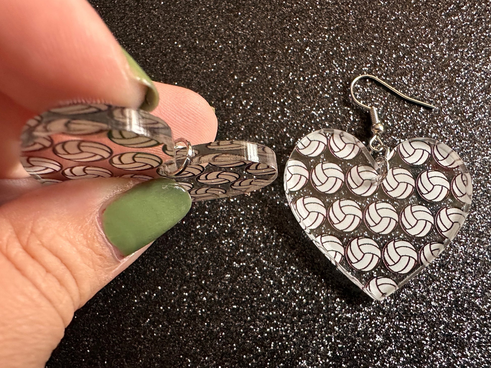 Volleyball Earrings: Laser Cut Acrylic Volleyballs, Sports Team, Sport Teams, Beach, Summer Vibes, Best Gifts for Her/Him/Them