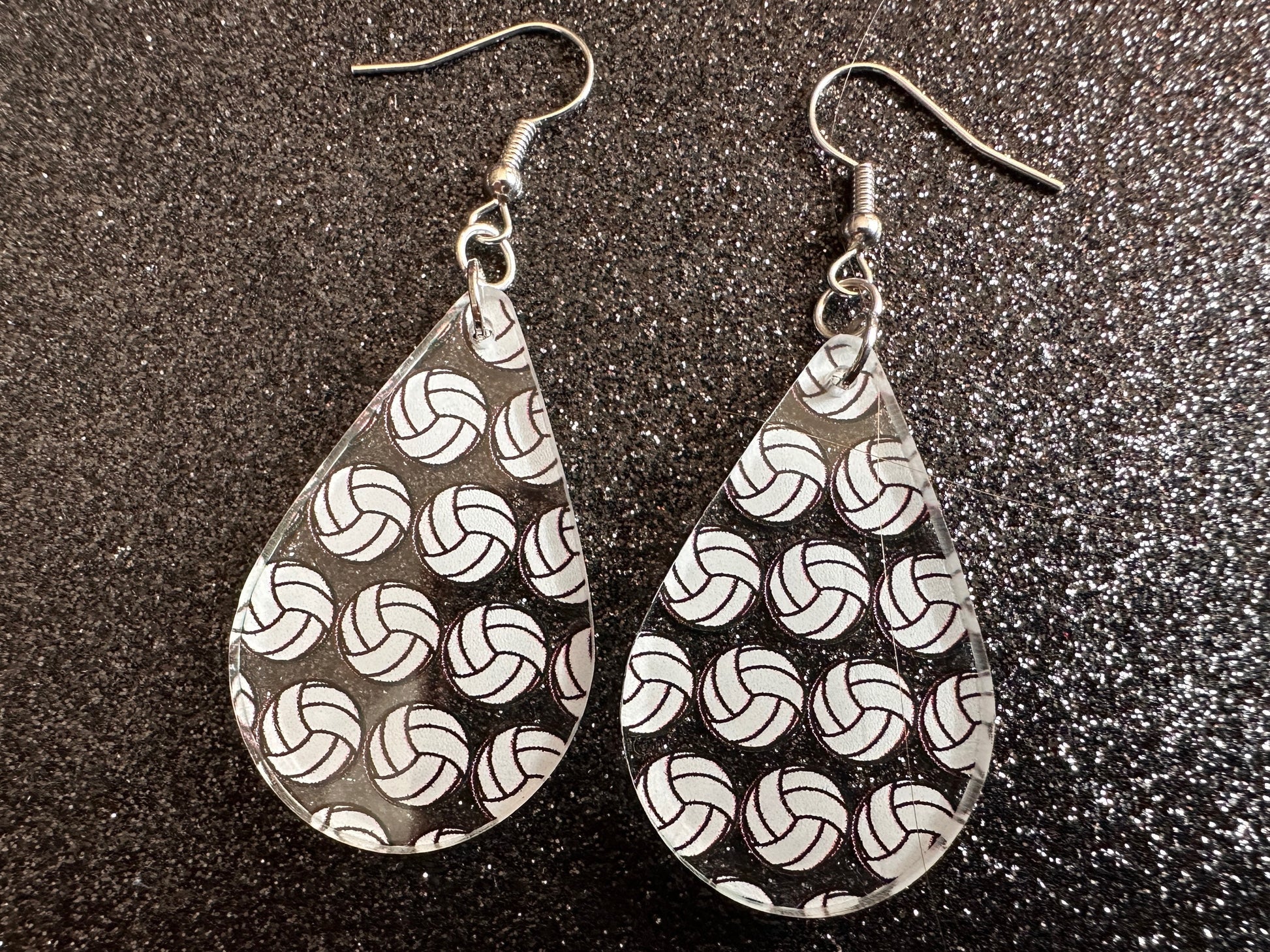 Volleyball Earrings: Laser Cut Acrylic Volleyballs, Sports Team, Sport Teams, Beach, Summer Vibes, Best Gifts for Her/Him/Them