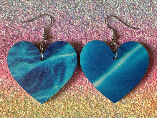 Water Earrings: Laser Cut Acrylic Ocean Earrings, Pool, Sea, Swimming, Waves, Beach, Tropical Vacation, Summer, Best Gifts for Her/Him/Them