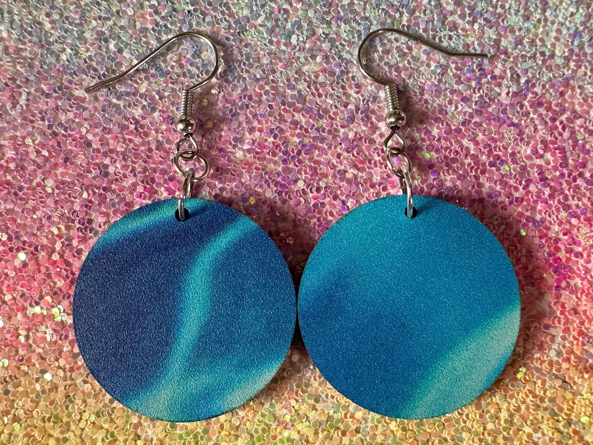 Water Earrings: Laser Cut Acrylic Ocean Earrings, Pool, Sea, Swimming, Waves, Beach, Tropical Vacation, Summer, Best Gifts for Her/Him/Them