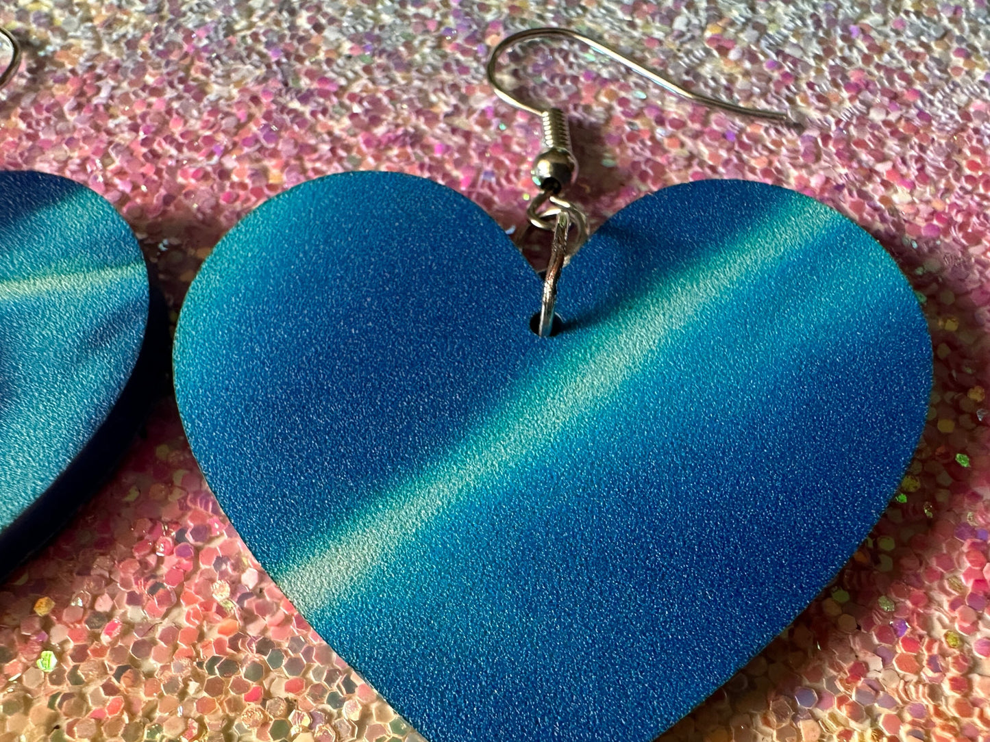 Water Earrings: Laser Cut Acrylic Ocean Earrings, Pool, Sea, Swimming, Waves, Beach, Tropical Vacation, Summer, Best Gifts for Her/Him/Them
