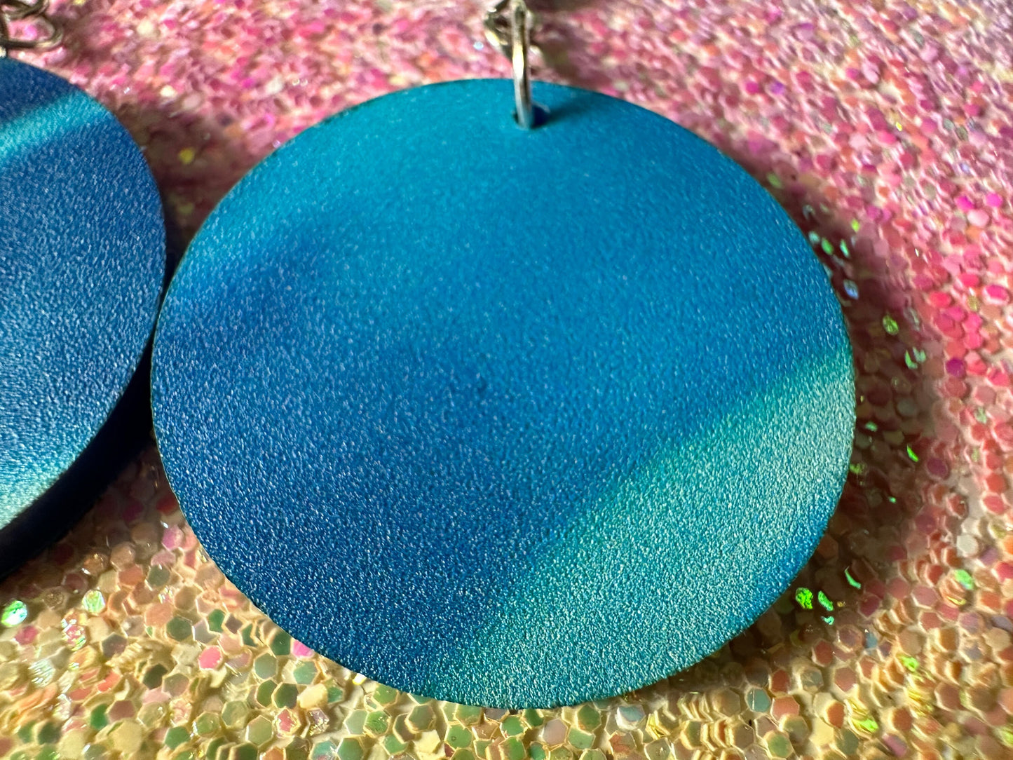 Water Earrings: Laser Cut Acrylic Ocean Earrings, Pool, Sea, Swimming, Waves, Beach, Tropical Vacation, Summer, Best Gifts for Her/Him/Them