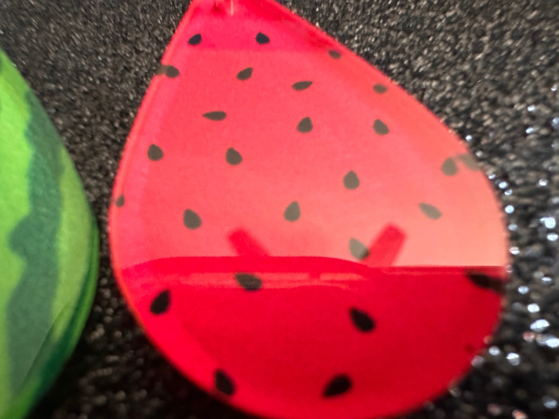 Watermelon Earrings: Laser Cut Acrylic Watermelons, Fruit, Summer Vibes, Food Earrings, Green Earrings, Sugar, Best Gifts for Her/Him/Them