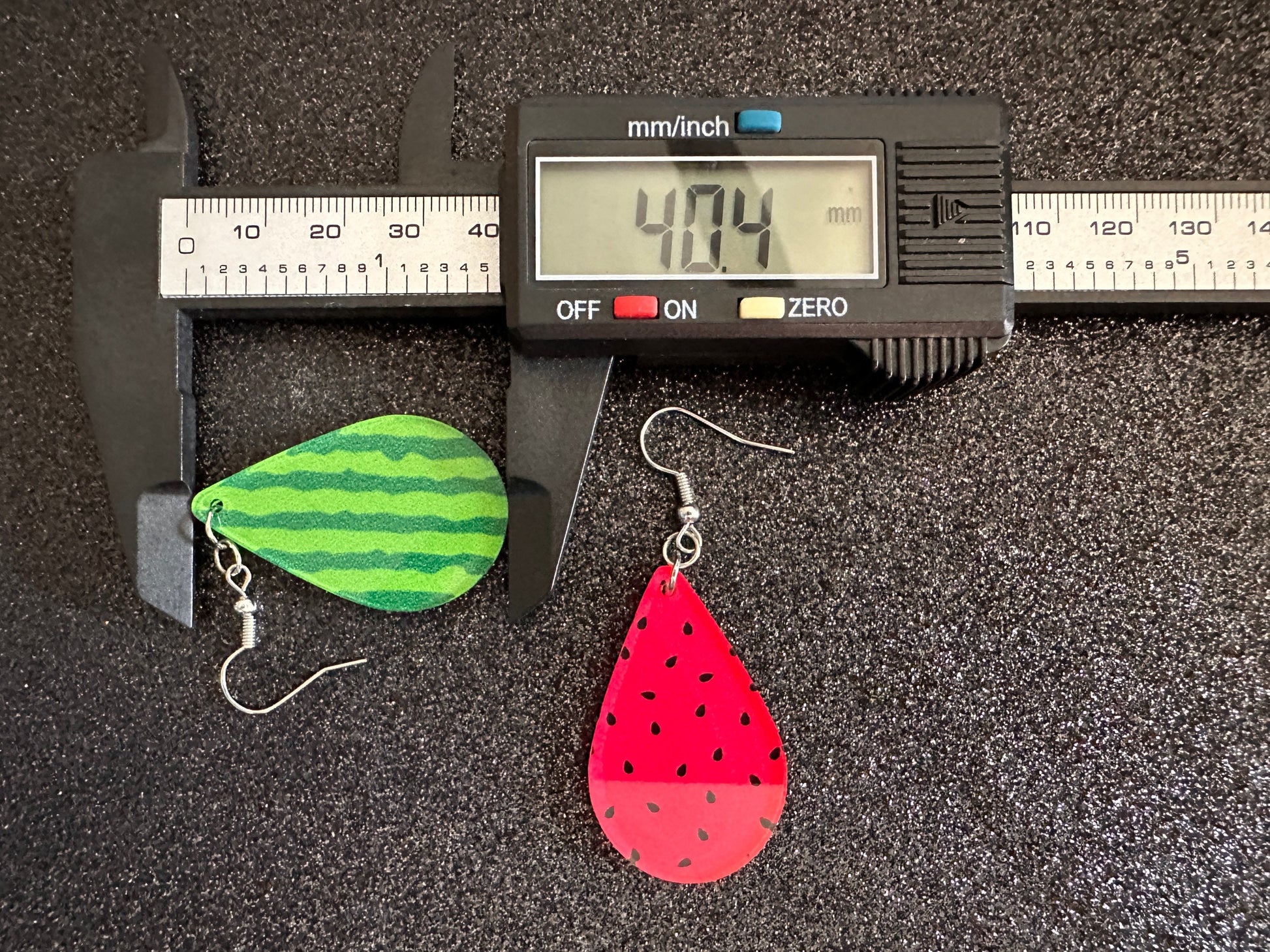 Watermelon Earrings: Laser Cut Acrylic Watermelons, Fruit, Summer Vibes, Food Earrings, Green Earrings, Sugar, Best Gifts for Her/Him/Them