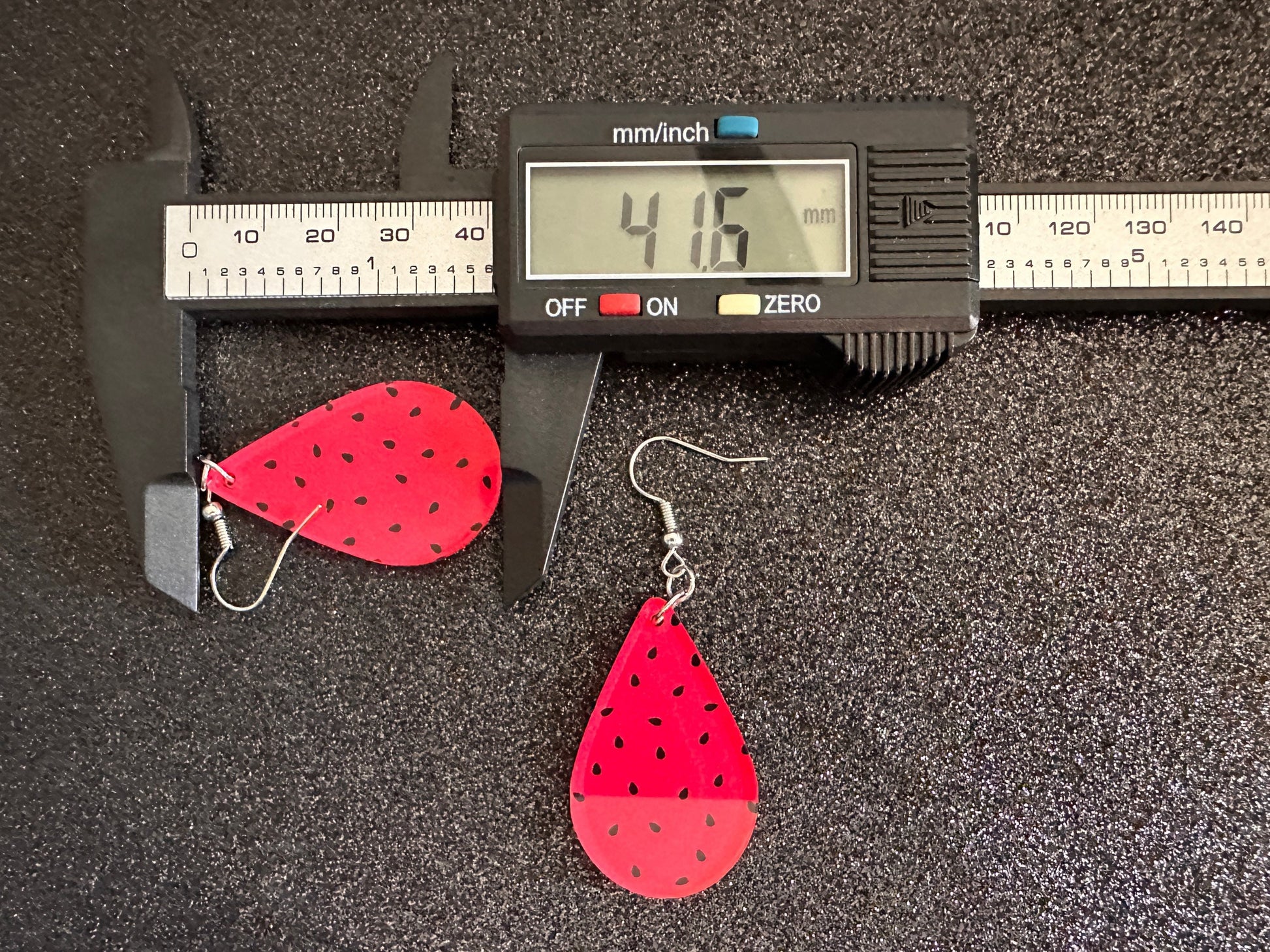 Watermelon Earrings: Laser Cut Acrylic Watermelons, Fruit, Summer Vibes, Food Earrings, Green Earrings, Sugar, Gifts for Her/Him/Them