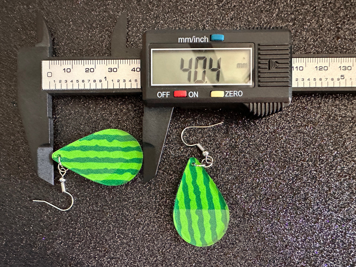 Watermelon Earrings: Laser Cut Acrylic Watermelons, Fruit, Summer Vibes, Food Earrings, Green Earrings, Sugar, Gifts for Her/Him/Them