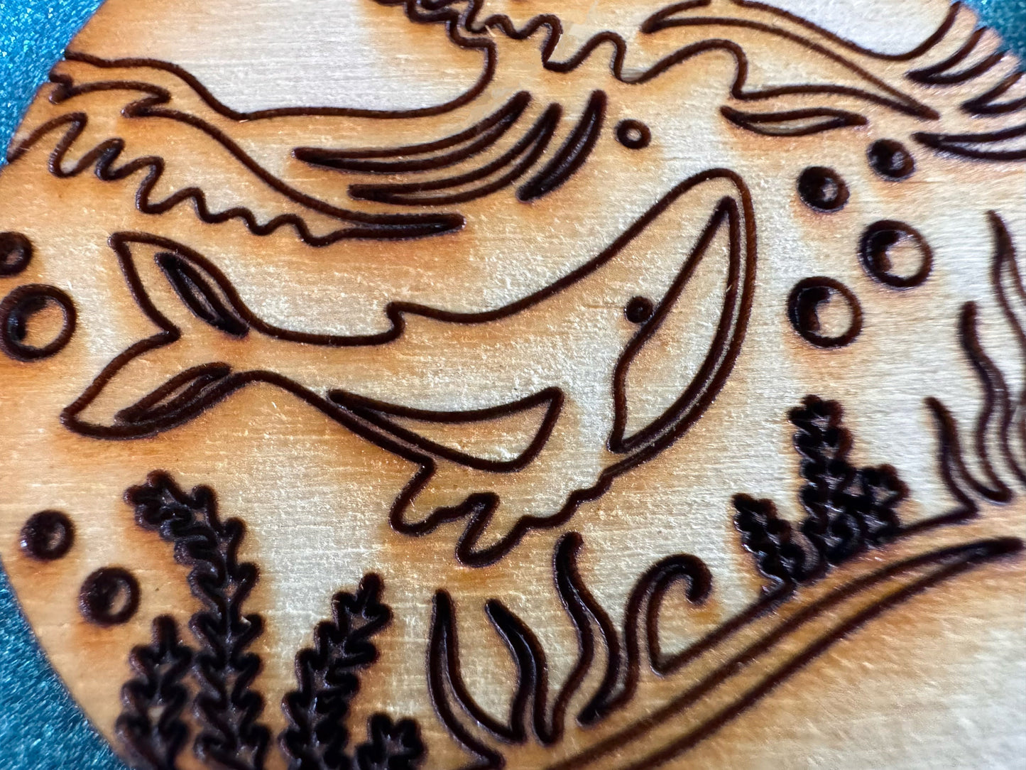 Whale Earrings: Laser Cut Wood Sea Creature, Ocean Animals, Fish, Ocean, Hawaii, Diving Dive, Waves, Aquatic, Best Gifts for Her/Him/Them