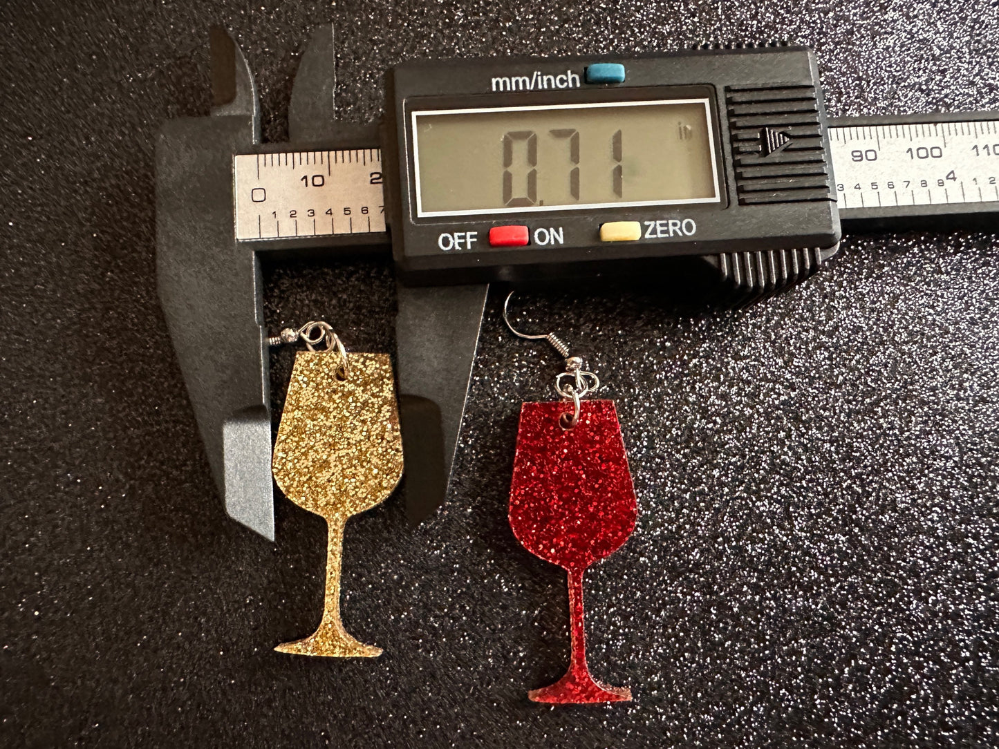 Wine Earrings: Laser Cut Acrylic Wine Glasses, Vineyard, Alcohol, Party, Red Wine, White Wine, Girls Night, Drinking, Gifts for Her/Him/Them