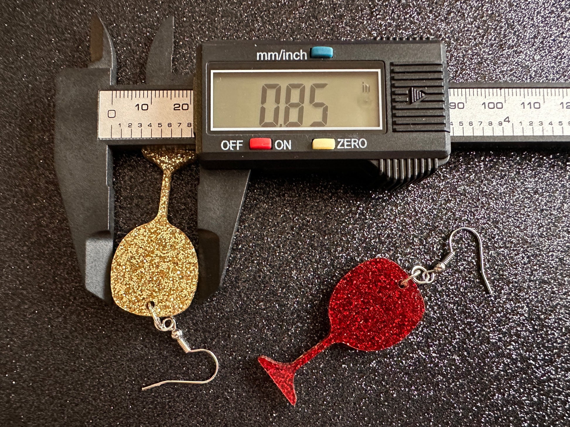 Wine Earrings: Laser Cut Acrylic Wine Glasses, Vineyard, Alcohol, Party, Red Wine, White Wine, Girls Night, Drinking, Gifts for Her/Him/Them