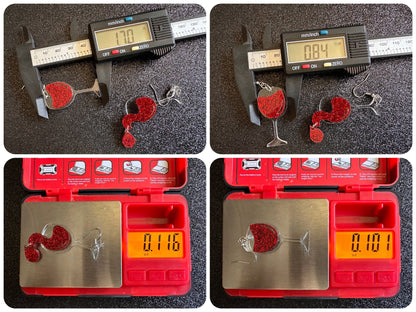 Wine Glass Earrings: Laser Cut Acrylic Wine Glasses, Vineyard, Alcohol, Spilled Red Wine, Girls Night, Drinking, Gifts for Her/Him/Them