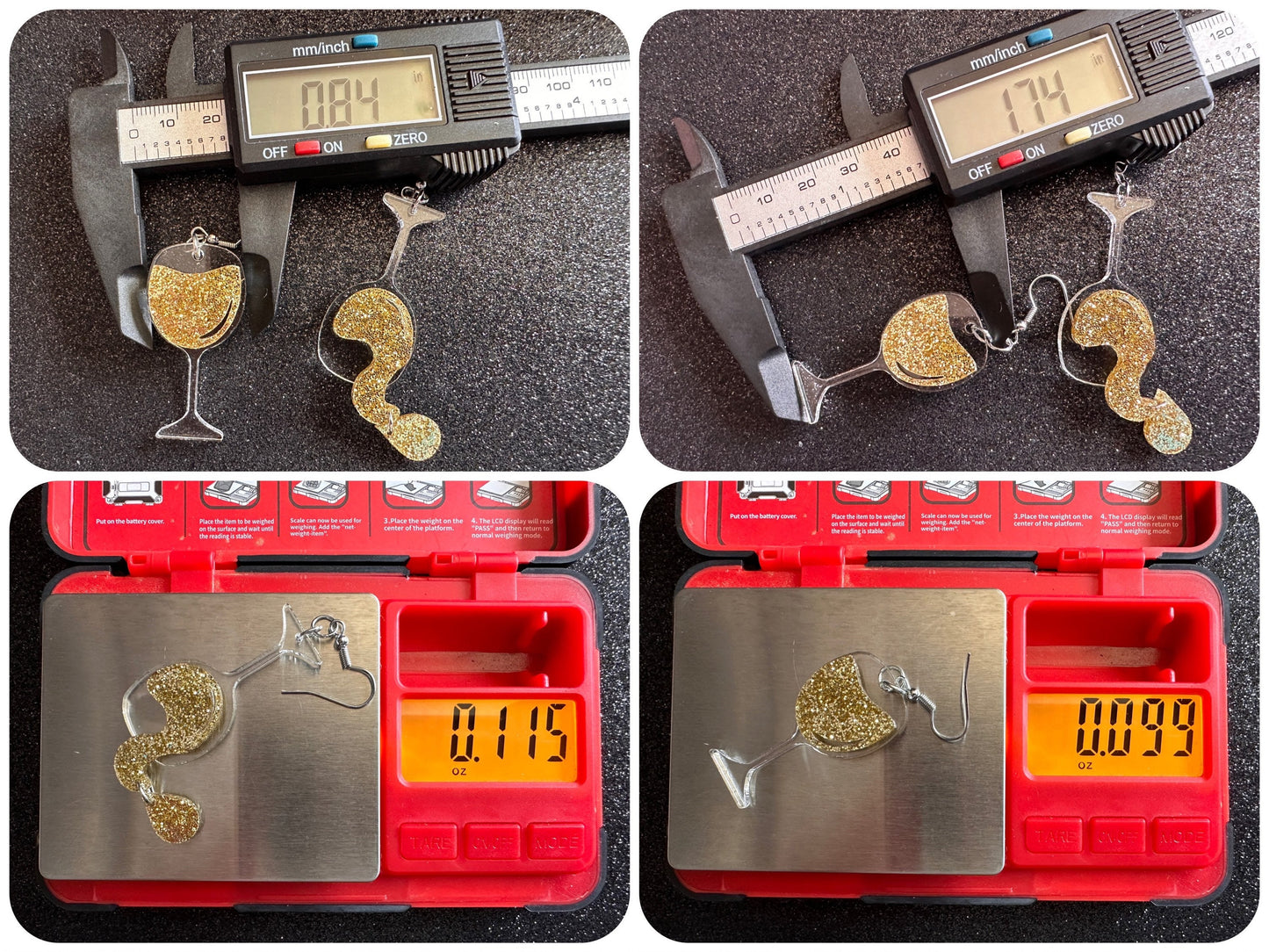 Wine Glass Earrings: Laser Cut Acrylic Wine Glasses, Vineyard, Alcohol, Spilled White Wine, Girls Night, Drinking, Gifts for Her/Him/Them