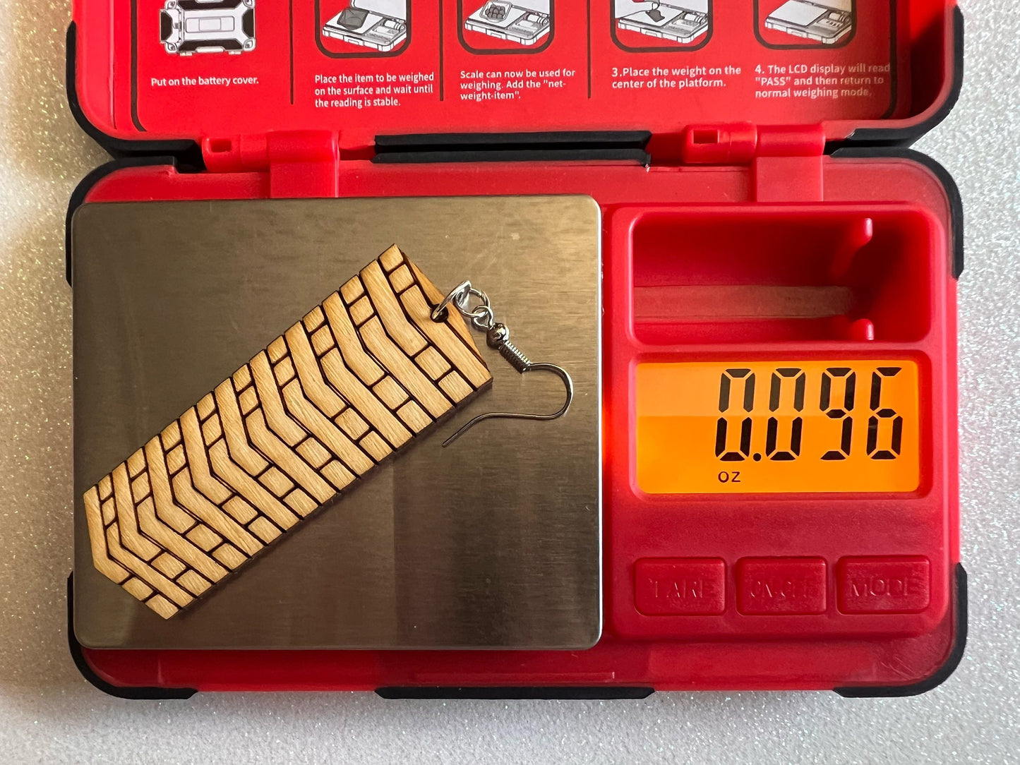 Wooden Tumble Block Earrings: Laser Cut Wood Earrings, Game Night, Best Gifts for Her/Him/Them