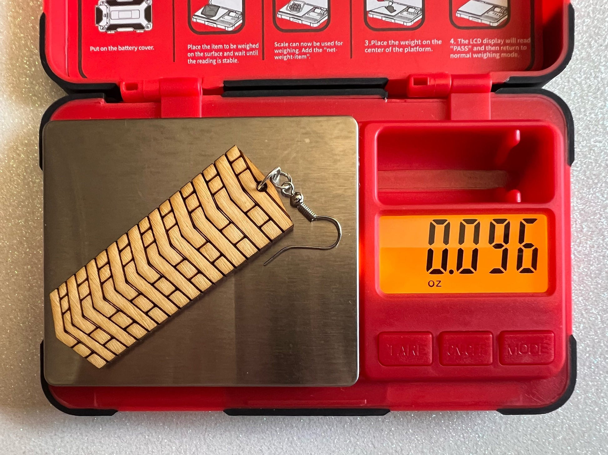 Wooden Tumble Block Earrings: Laser Cut Wood Earrings, Game Night, Best Gifts for Her/Him/Them