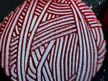 Yarn Earrings: Laser Cut Acrylic Yarn Ball, Knitting, Crafter, Knit, Crochet, Hobby, DIY, Gift, Craft, Crochet, Best Gifts for Her/Him/Them