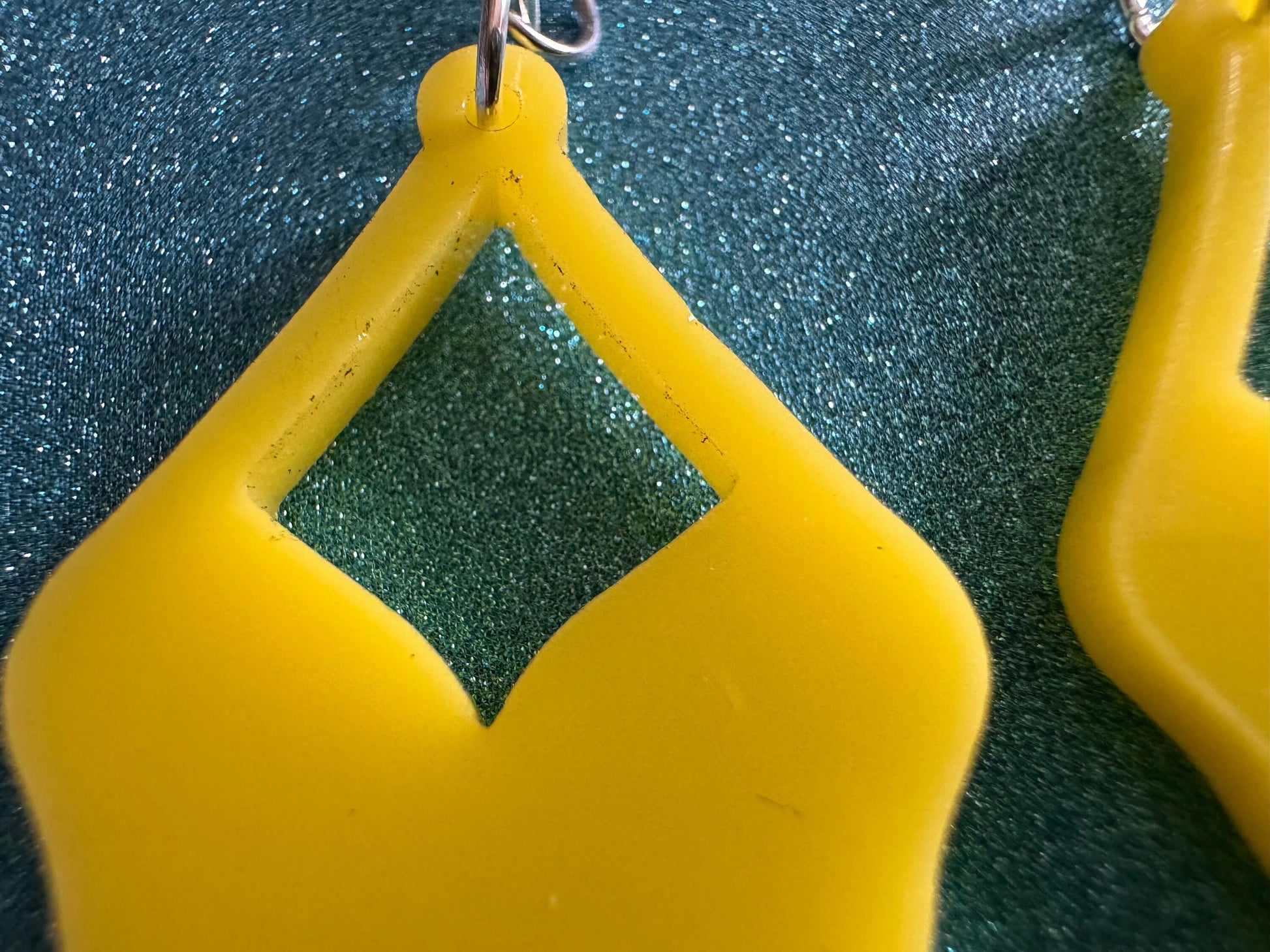 Yellow Bathing Suit Earrings: Laser Cut Acrylic Swimsuit Earrings, Beach, Swim, Swimming, Swimmer, Vacay, Best Gifts for Her/Him/Them