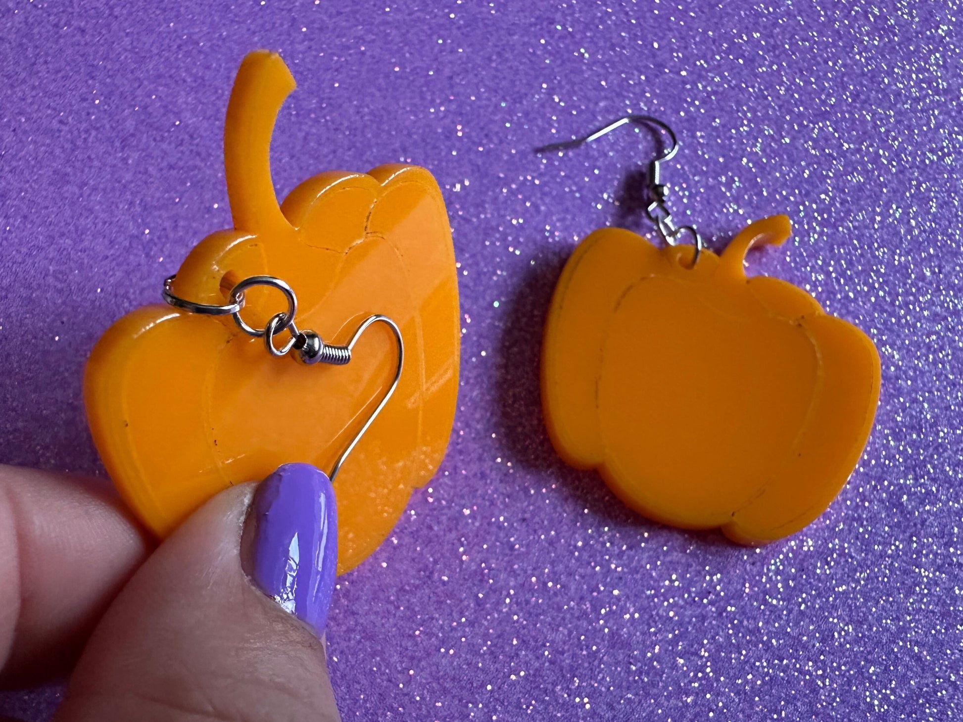 Yellow Pepper Earrings: Laser Cut Acrylic Peppers, Vegetables, Veggies, Gardening, Food Earrings, Best Gifts for Her/Him/Them