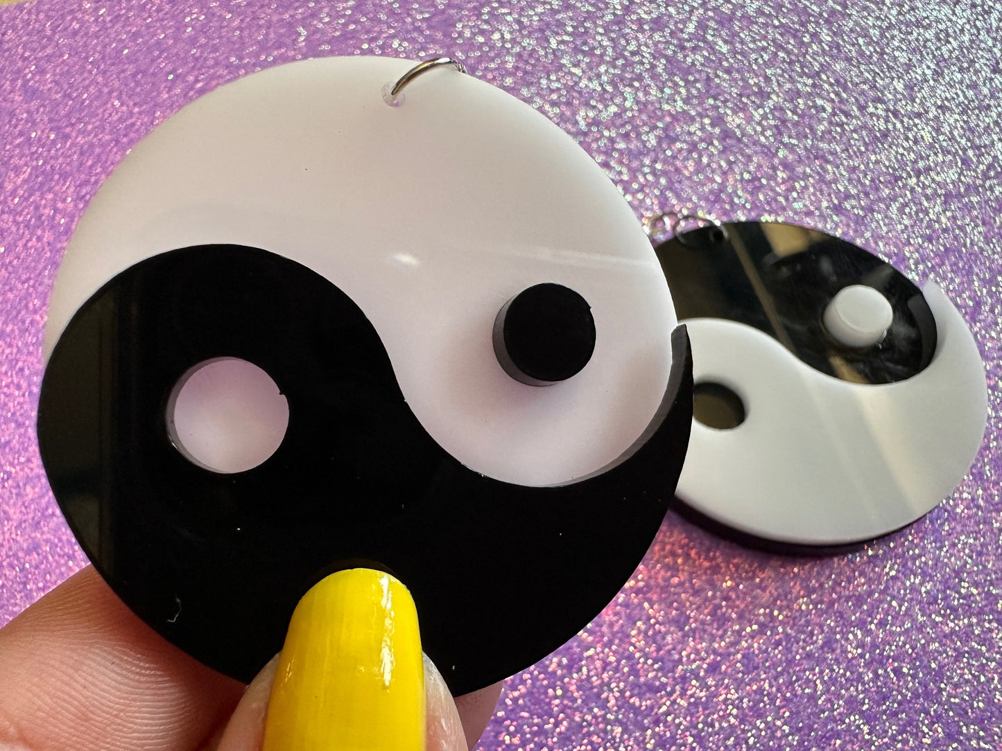 YinYang Earrings: Asian, Buddhist Philosophy, Zen, Gifts for Her/Him/Them