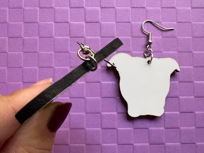 Your Dog Here - Custom Earrings Any Photo Your Dog Here, Picture Earrings, Best Gifts, Sublimated Photos, Unique Gift For Her/Him/Them