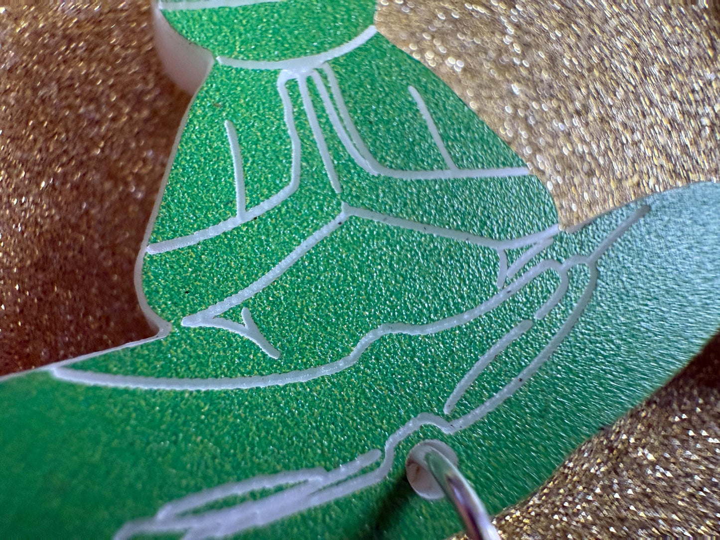 Zen Frog Earrings: Laser Cut Acrylic Yoga Frogs, Yogi Frogs, Animals, Novelty Earrings, Green Earrings, Animals, Best Gifts for Her/Him/Them