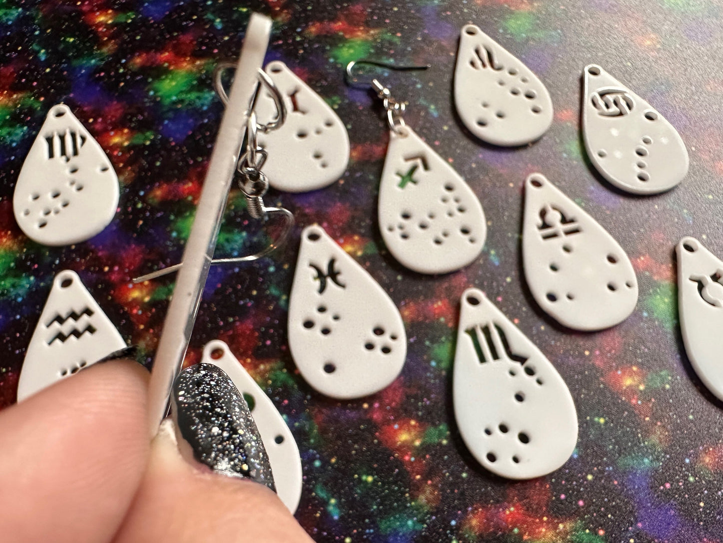 Zodiac Earrings: Laser Cut Acrylic Astrology Signs, Leo, Scorpio, Aries, Pisces, Cancer, Virgo, Gemini, Horoscope, Gifts for Her/Him/Them