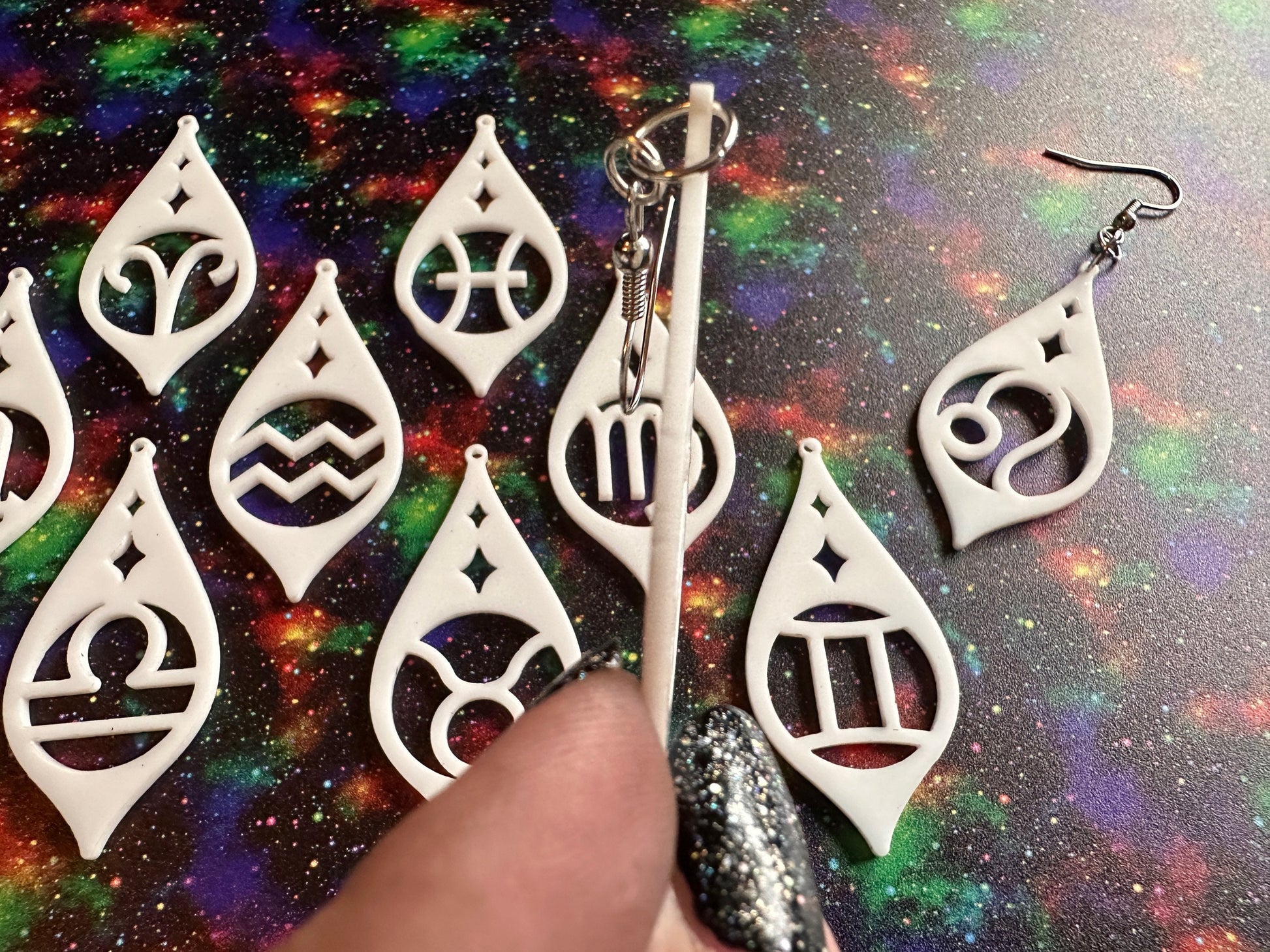 Zodiac Earrings: Laser Cut Acrylic Astrology Signs, Leo, Scorpio, Aries, Pisces, Cancer, Virgo, Gemini, Horoscope, Gifts for Her/Him/Them