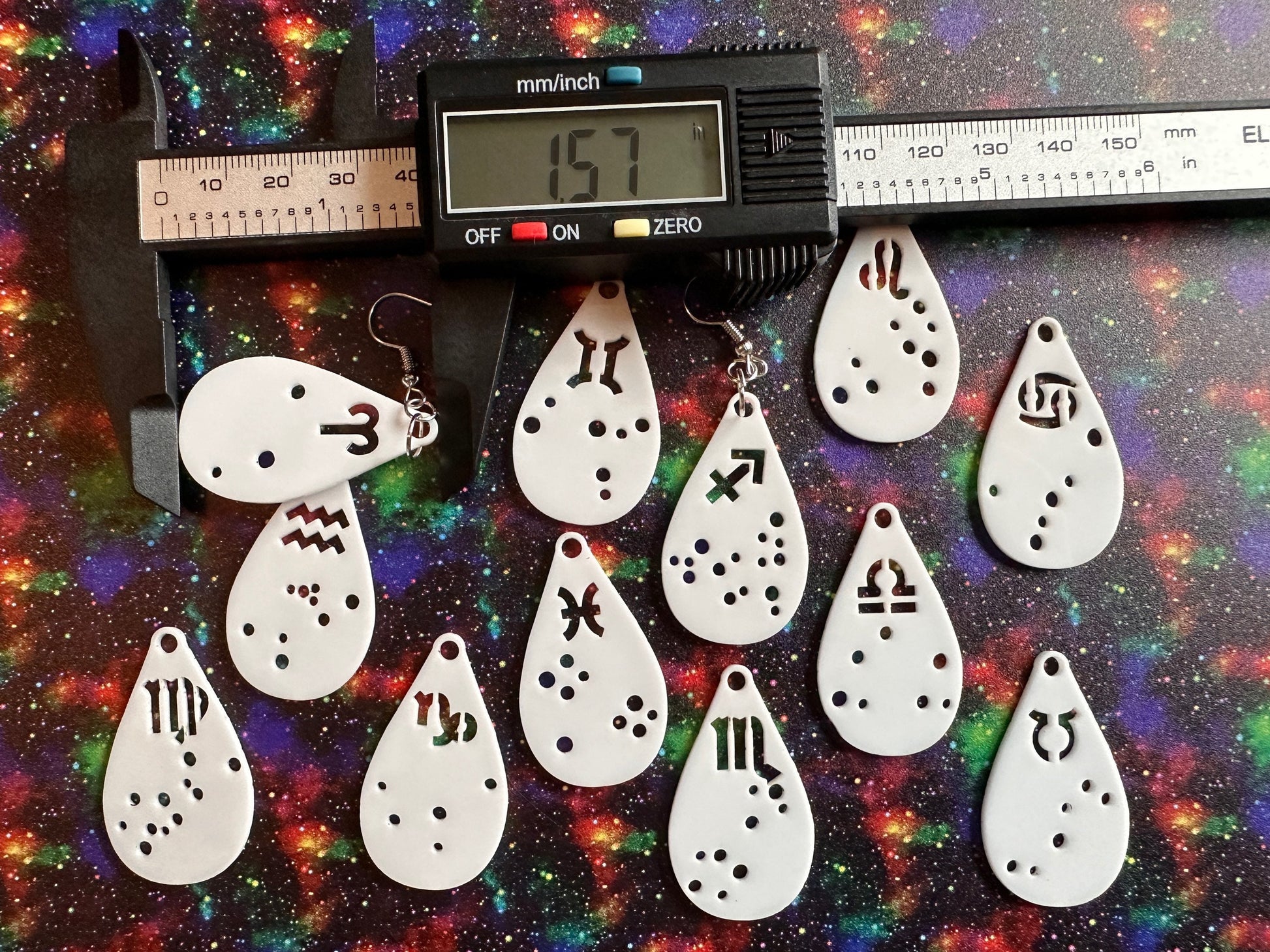 Zodiac Earrings: Laser Cut Acrylic Astrology Signs, Leo, Scorpio, Aries, Pisces, Cancer, Virgo, Gemini, Horoscope, Gifts for Her/Him/Them