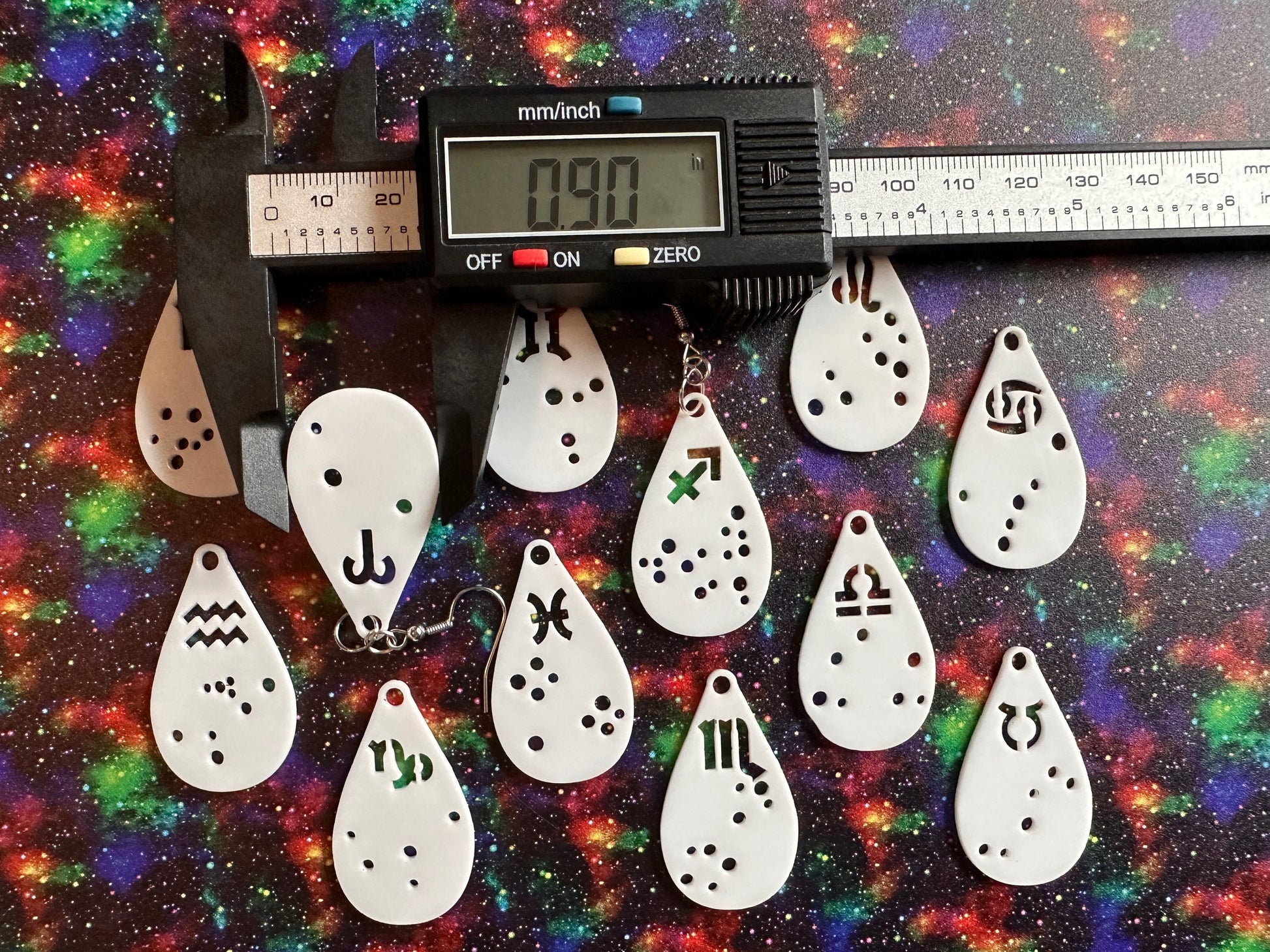 Zodiac Earrings: Laser Cut Acrylic Astrology Signs, Leo, Scorpio, Aries, Pisces, Cancer, Virgo, Gemini, Horoscope, Gifts for Her/Him/Them